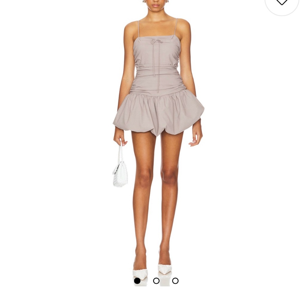 For Love And Lemons Taupe Mini Dress - Picture 4 of 7